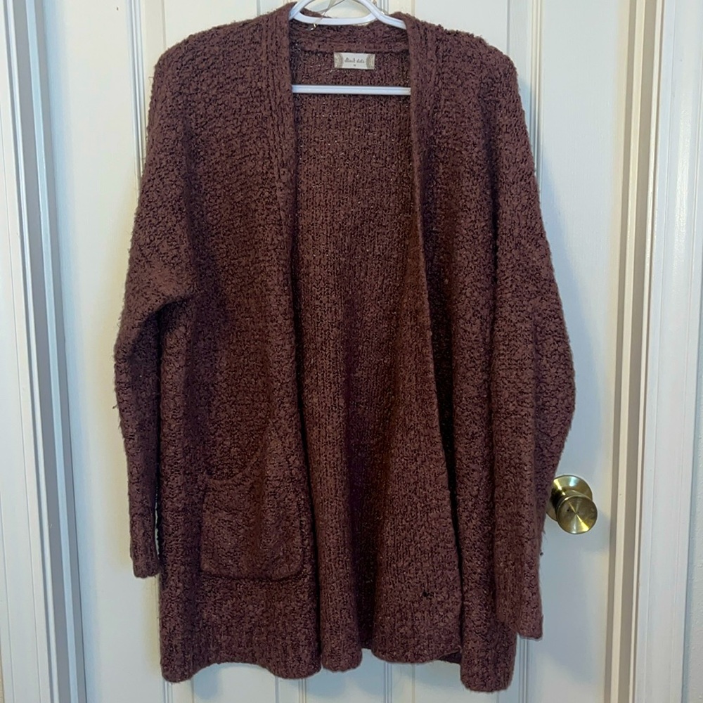 Altar’d State Mauve Oversized Cardigan Size M